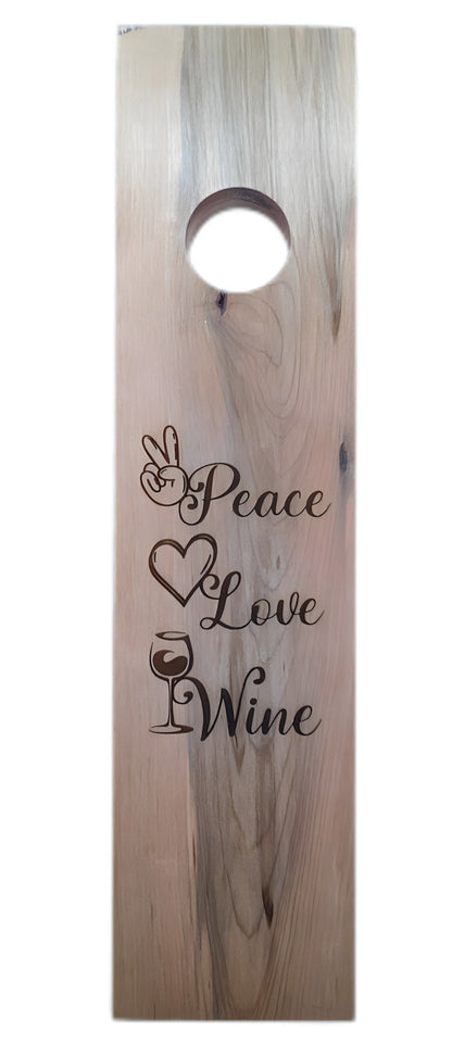 Balancing Wine Bottle Holder - Beacon Laser Creations LLC