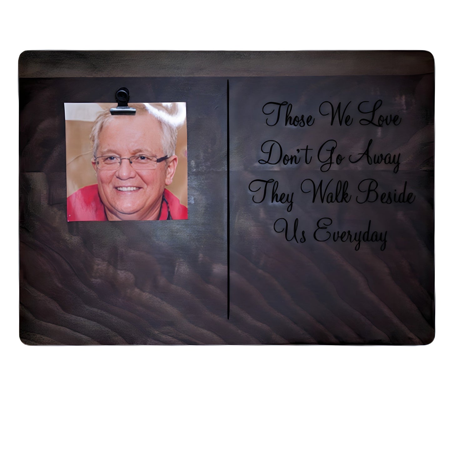 Black Walnut Memorial Plaque - Beacon Laser Creations LLC