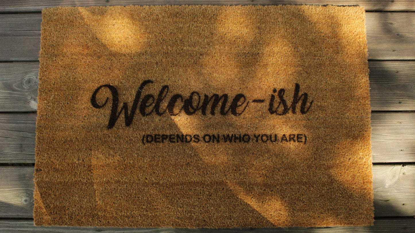 Coir Welcome Mat - Beacon Laser Creations LLC