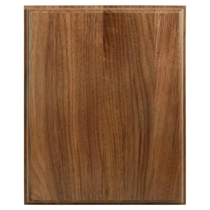 All American Walnut Step - Edge Award Plaque with (Optional) Marble Acrylic Plate - Smalltown Connetchin