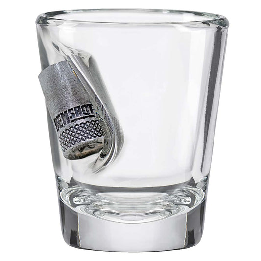 BenShot 10mm Socket 2 oz Shot Glass with embedded solid metal socket