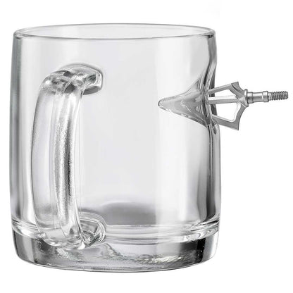 Glassware with Broadhead Embedment