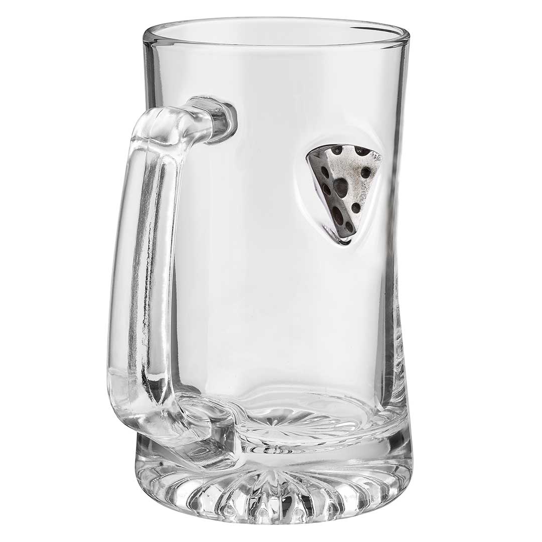 Glassware with Cheese Wedge Embedment with Customization