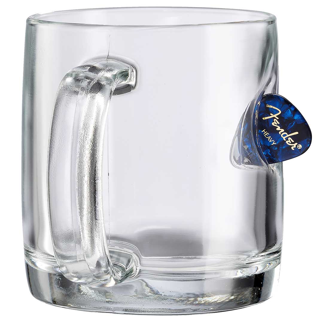 Glassware with Guitar Pick Embedment