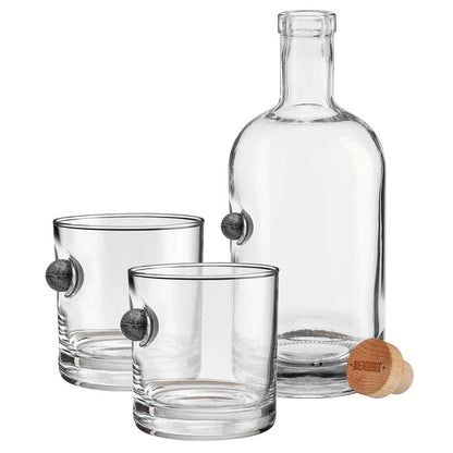Glassware with Musket Ball Embedment
