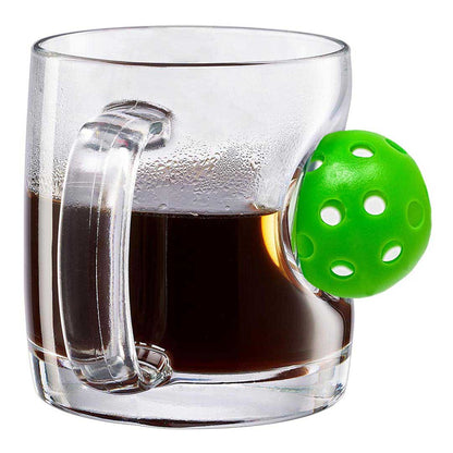 BenShot Glassware with Embedded Pickleball