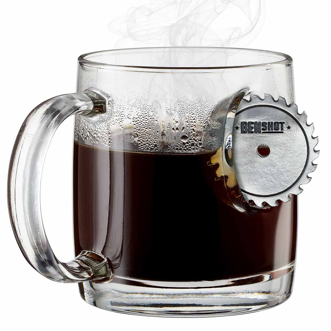 Glassware with Saw Blade Embedment