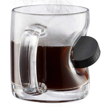 Glassware with Hockey Puck Embedment