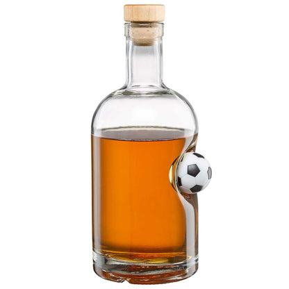 Glassware with Soccer Ball Embedment