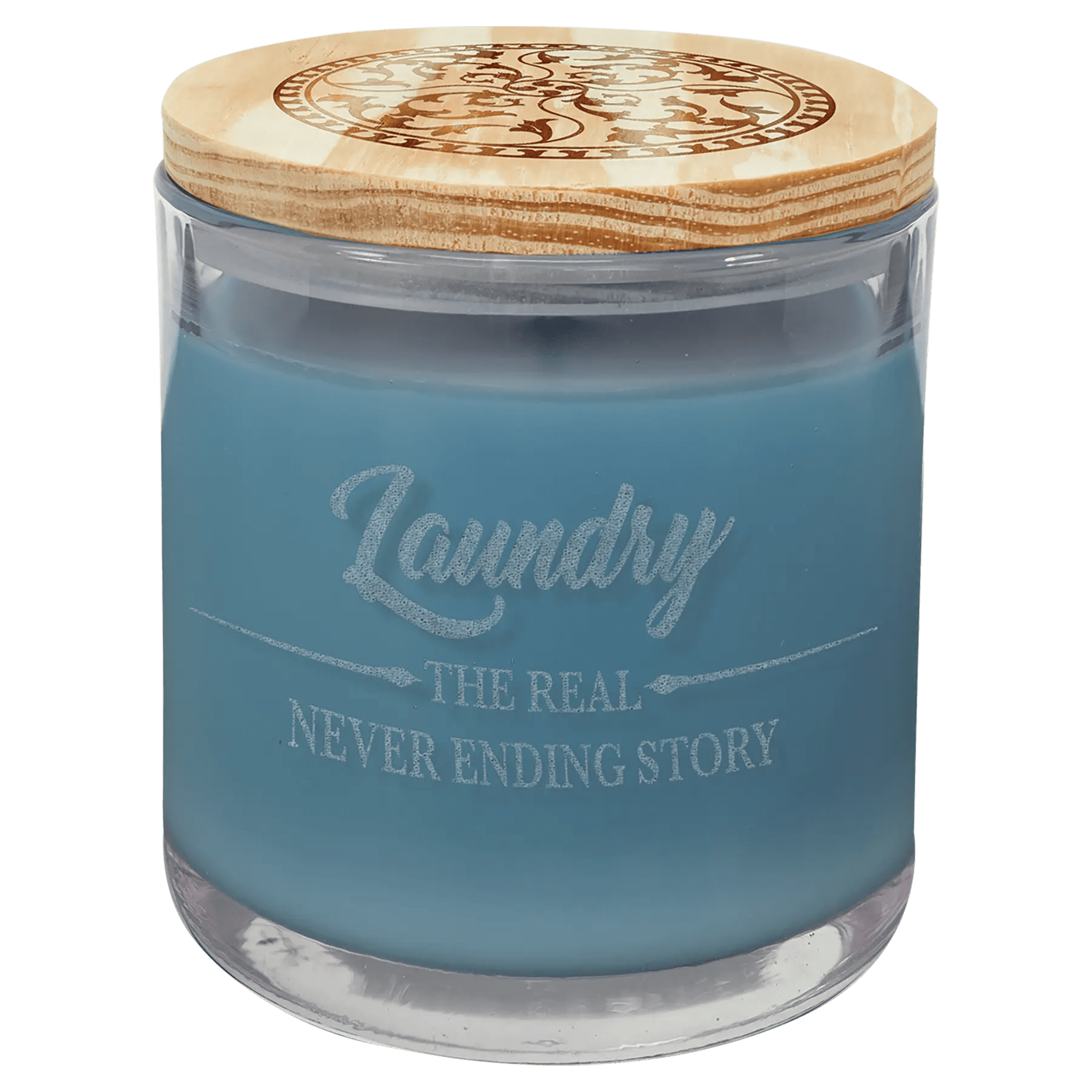 Candle with Wood Lid - 14 oz. - Custom - Smalltown Connetchin