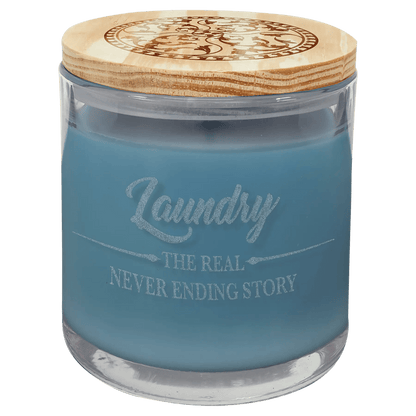 Candle with Wood Lid - 14 oz. - Custom - Smalltown Connetchin