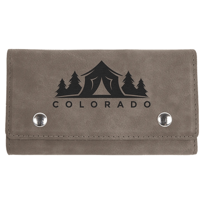 Card and Dice Set - Laser Etched Leatherette - Smalltown Connetchin
