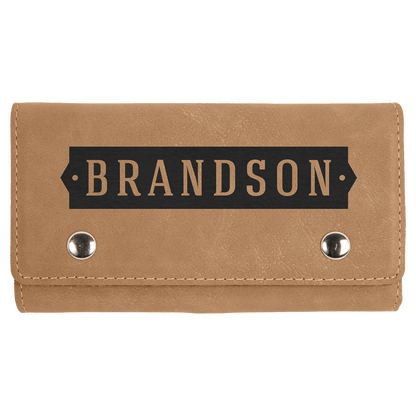 Card and Dice Set - Laser Etched Leatherette - Smalltown Connetchin