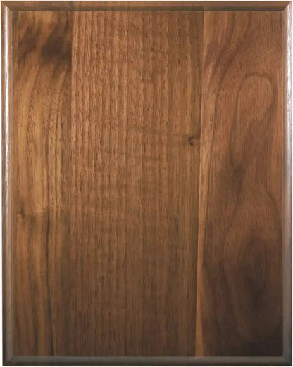 Cove Edge Genuine Walnut Personalized Plaque with (Optional) Marble Acrylic Plate - Smalltown Connetchin