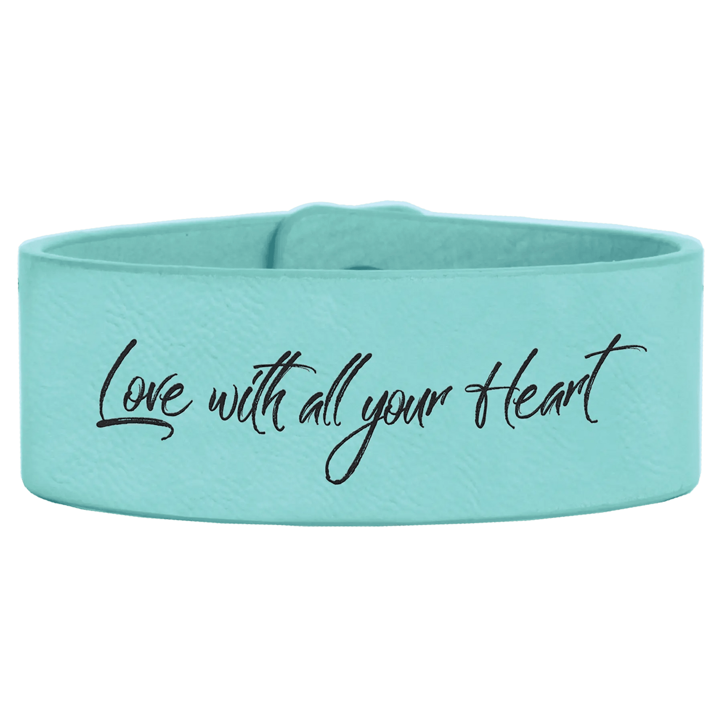 Custom Bracelets - Leatherette Cuff Bracelet