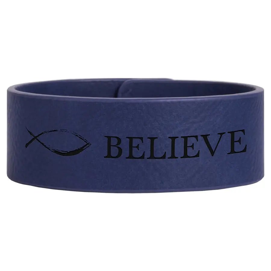 Custom Bracelets - Leatherette Cuff Bracelet - Smalltown Connetchin