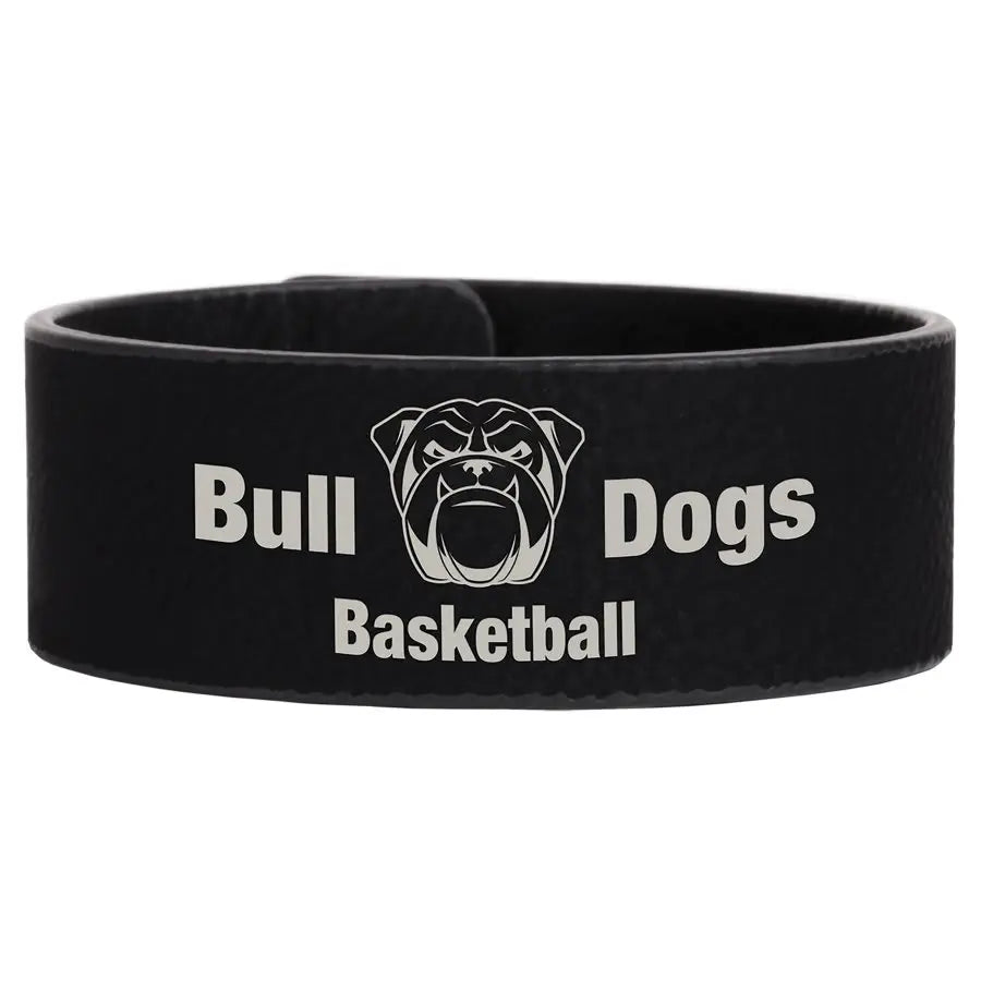 Custom Bracelets - Leatherette Cuff Bracelet - Smalltown Connetchin