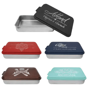 Custom Cake Pan with Lid - Laser Etched - Smalltown Connetchin