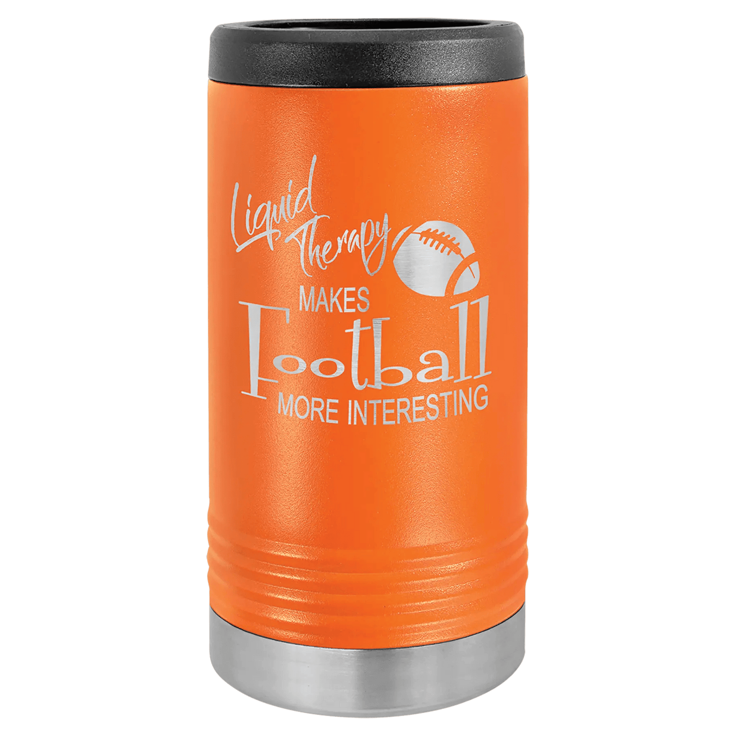 Custom Can Cooler - Slim Custom Etched Beverage Holder - Smalltown Connetchin