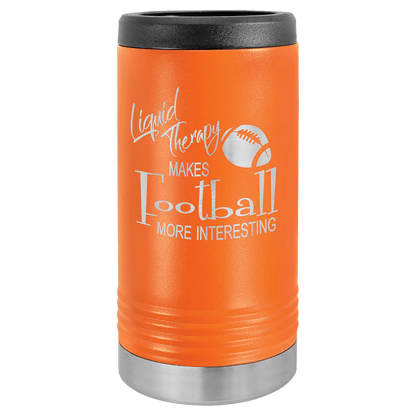 Custom Can Cooler - Slim Custom Etched Beverage Holder - Smalltown Connetchin