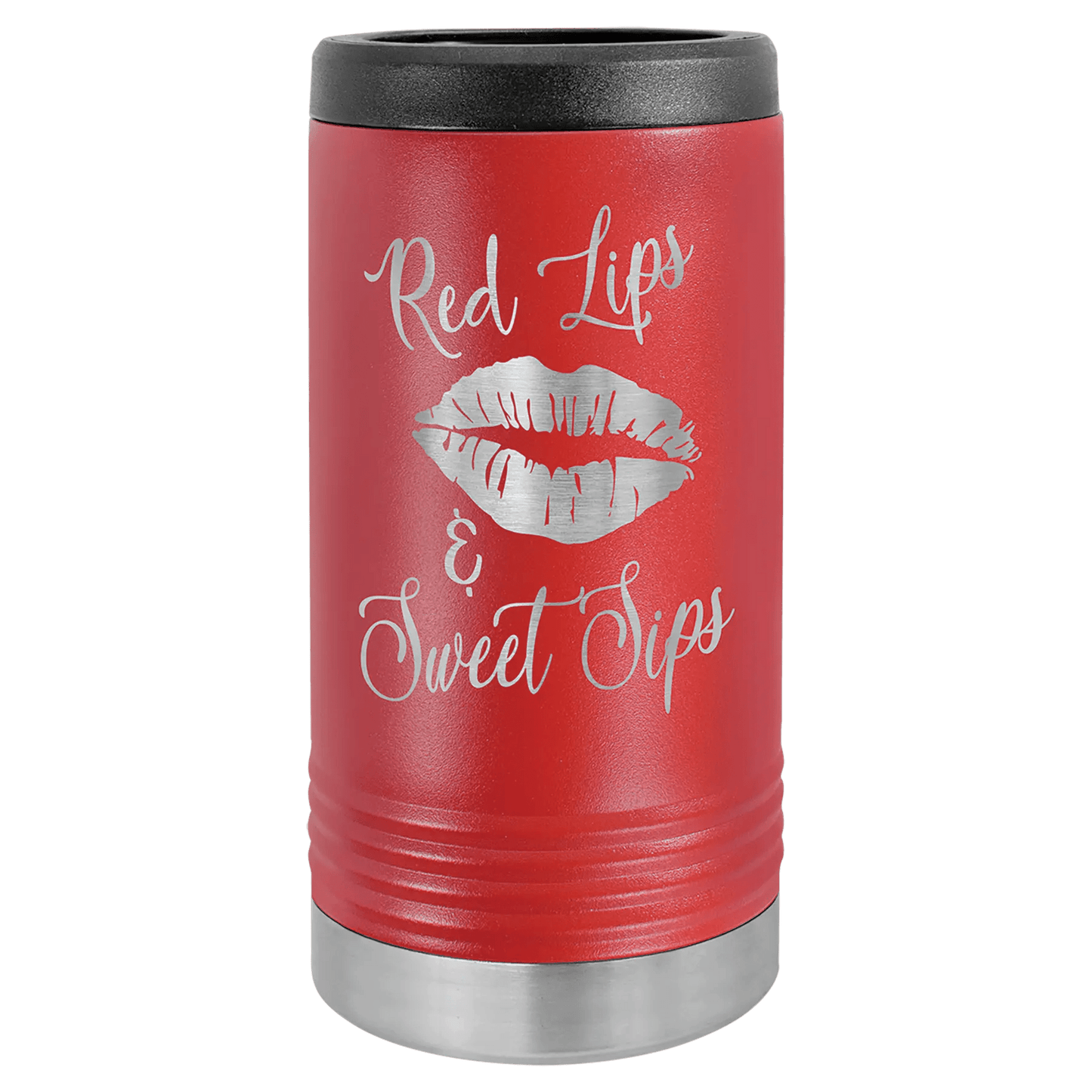 Custom Can Cooler - Slim Custom Etched Beverage Holder - Smalltown Connetchin