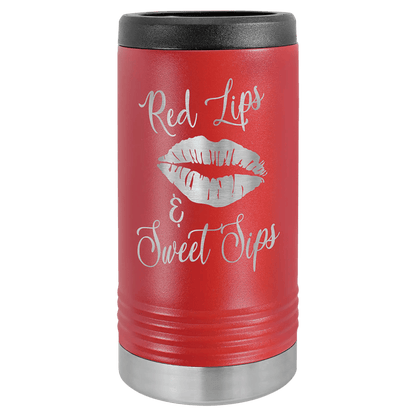 Custom Can Cooler - Slim Custom Etched Beverage Holder - Smalltown Connetchin