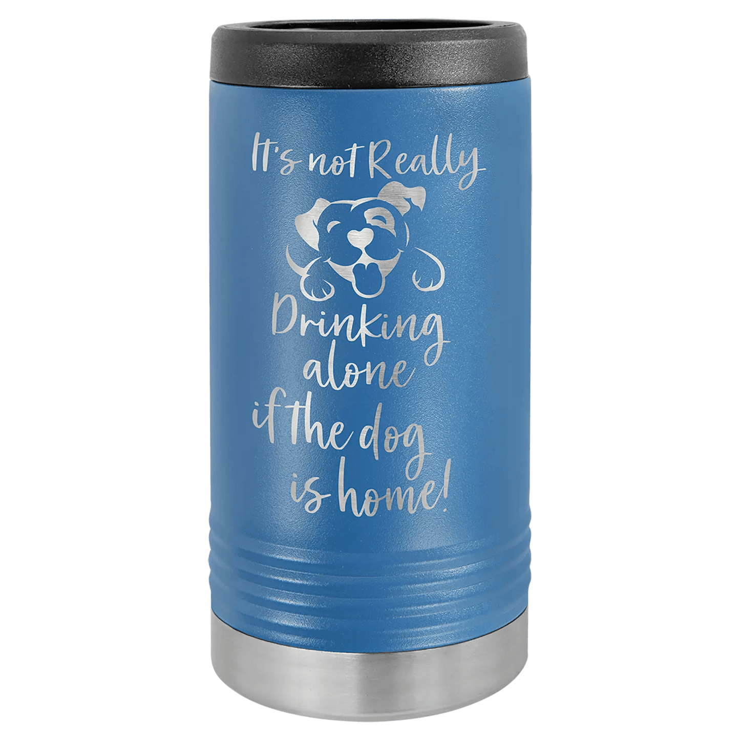 Custom Can Cooler - Slim Custom Etched Beverage Holder - Smalltown Connetchin