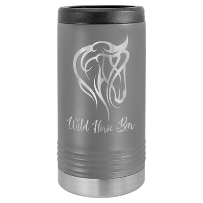 Custom Can Cooler - Slim Custom Etched Beverage Holder - Smalltown Connetchin