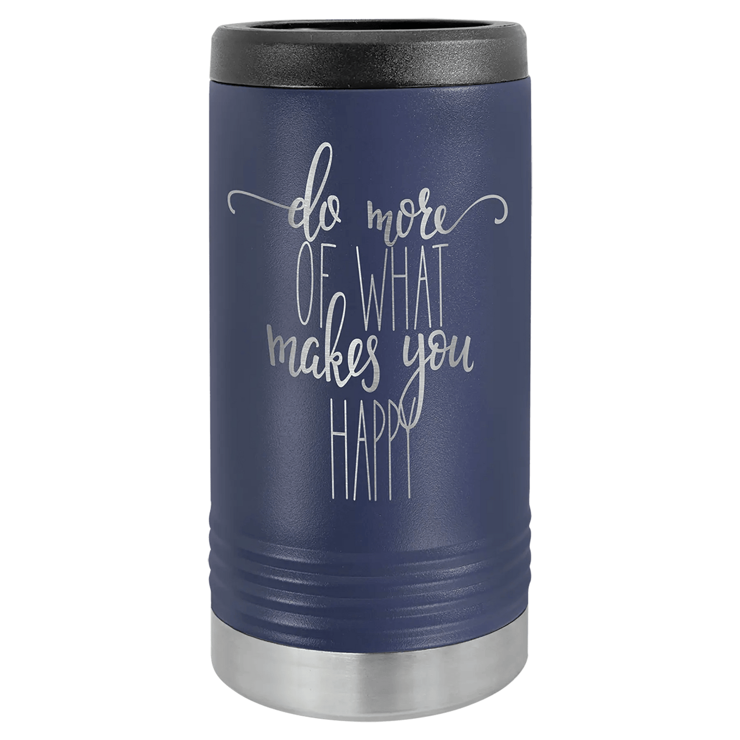 Custom Can Cooler - Slim Custom Etched Beverage Holder - Smalltown Connetchin