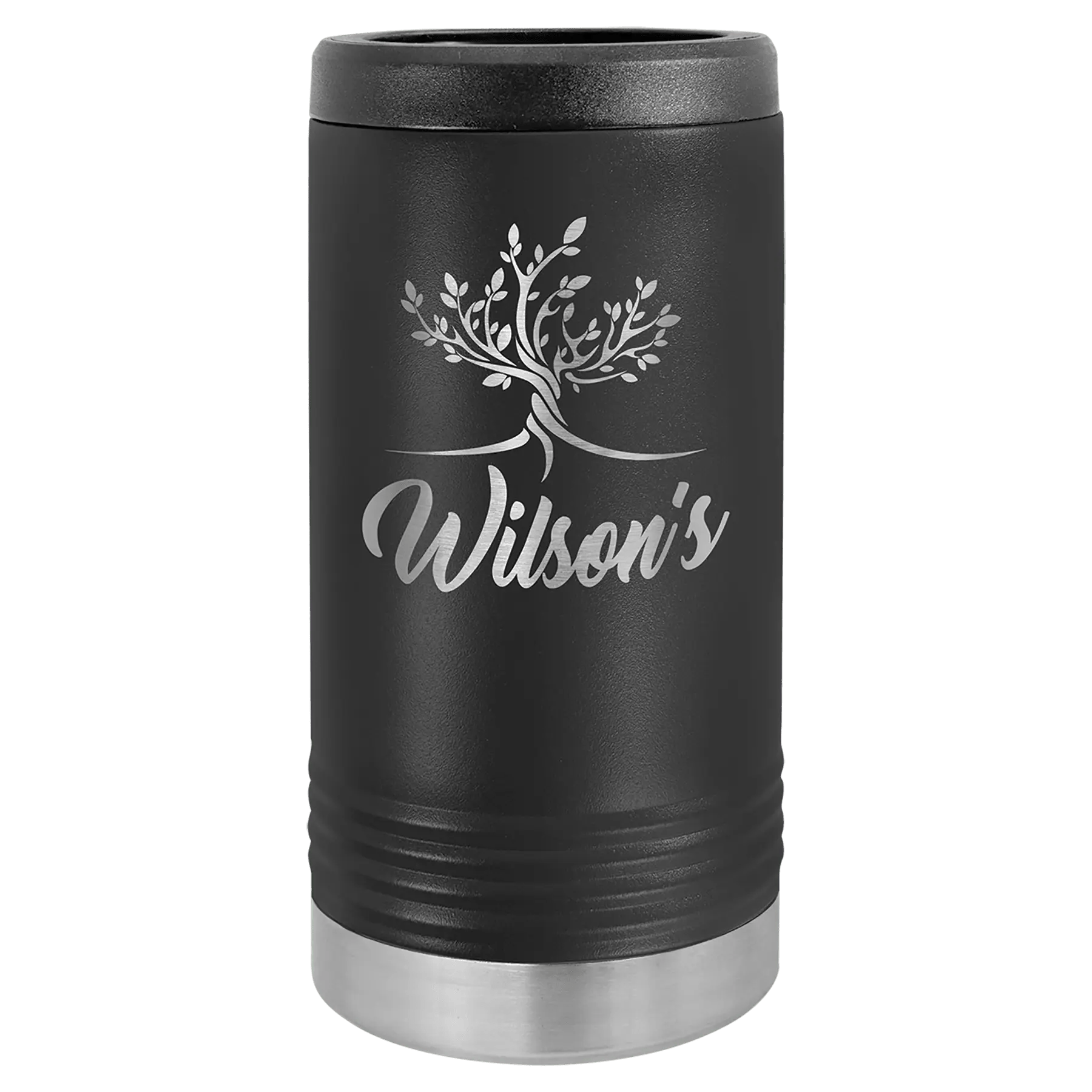 Custom Can Cooler - Slim Custom Etched Beverage Holder - Smalltown Connetchin