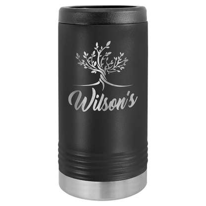 Custom Can Cooler - Slim Custom Etched Beverage Holder - Smalltown Connetchin
