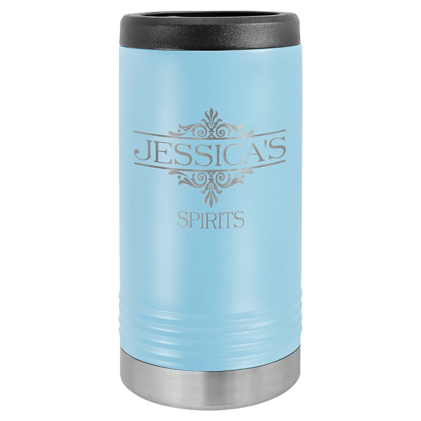 Custom Can Cooler - Slim Custom Etched Beverage Holder - Smalltown Connetchin