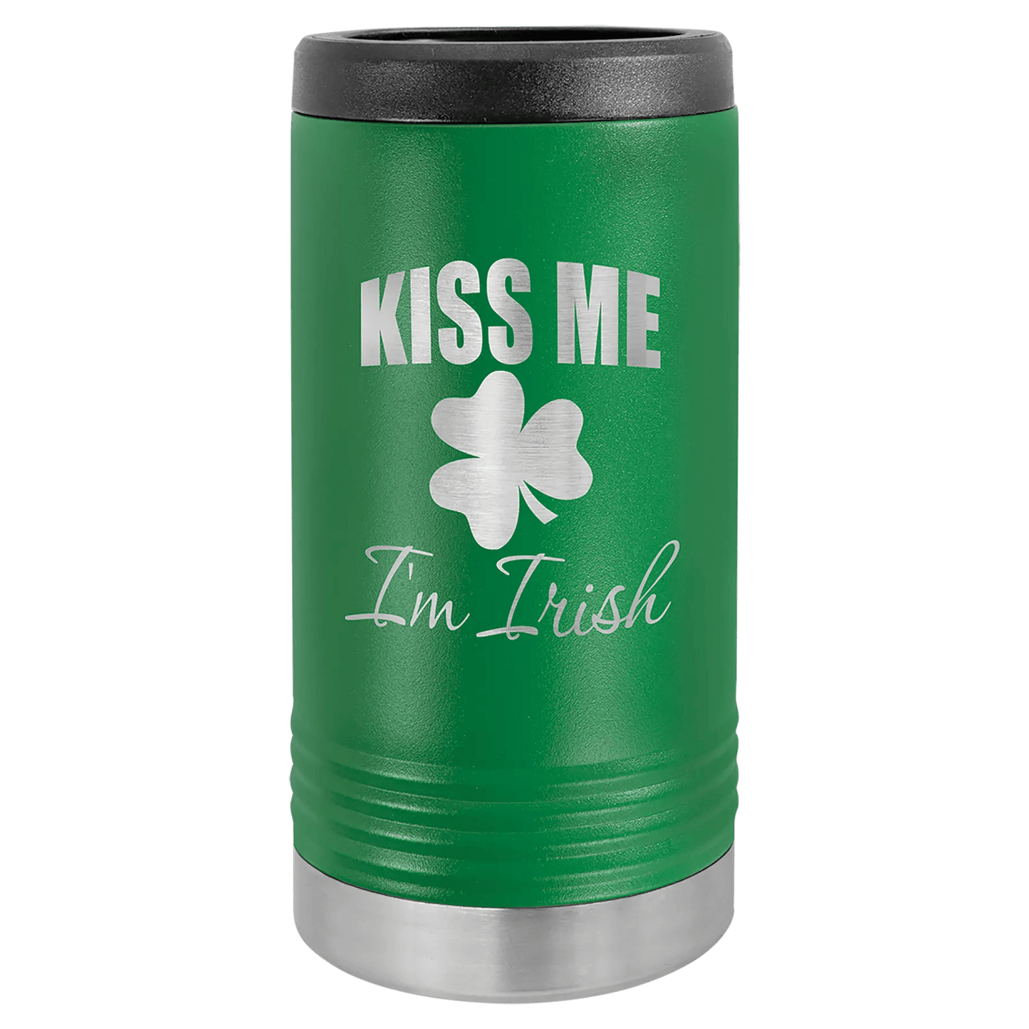 Custom Can Cooler - Slim Custom Etched Beverage Holder - Smalltown Connetchin