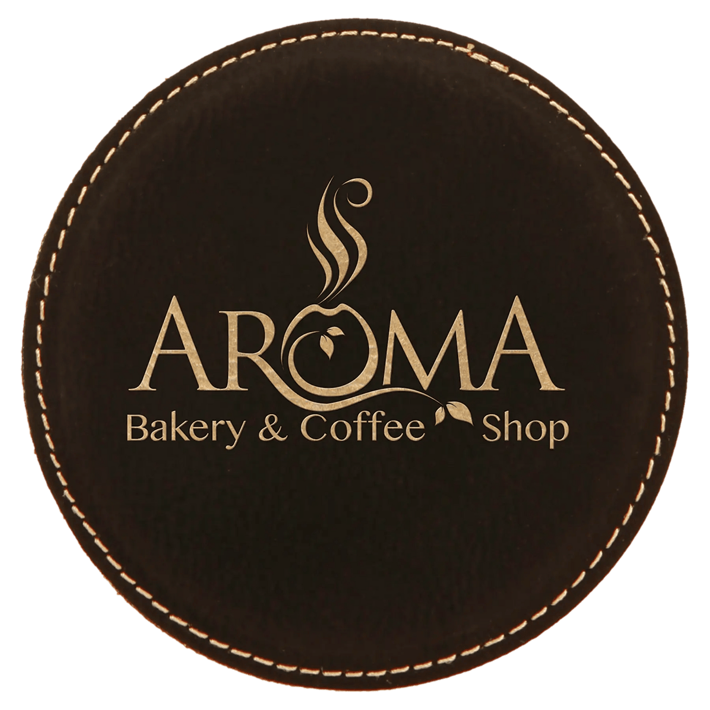 Custom Coasters | Etched Leatherette (4 pcs) - Smalltown Connetchin