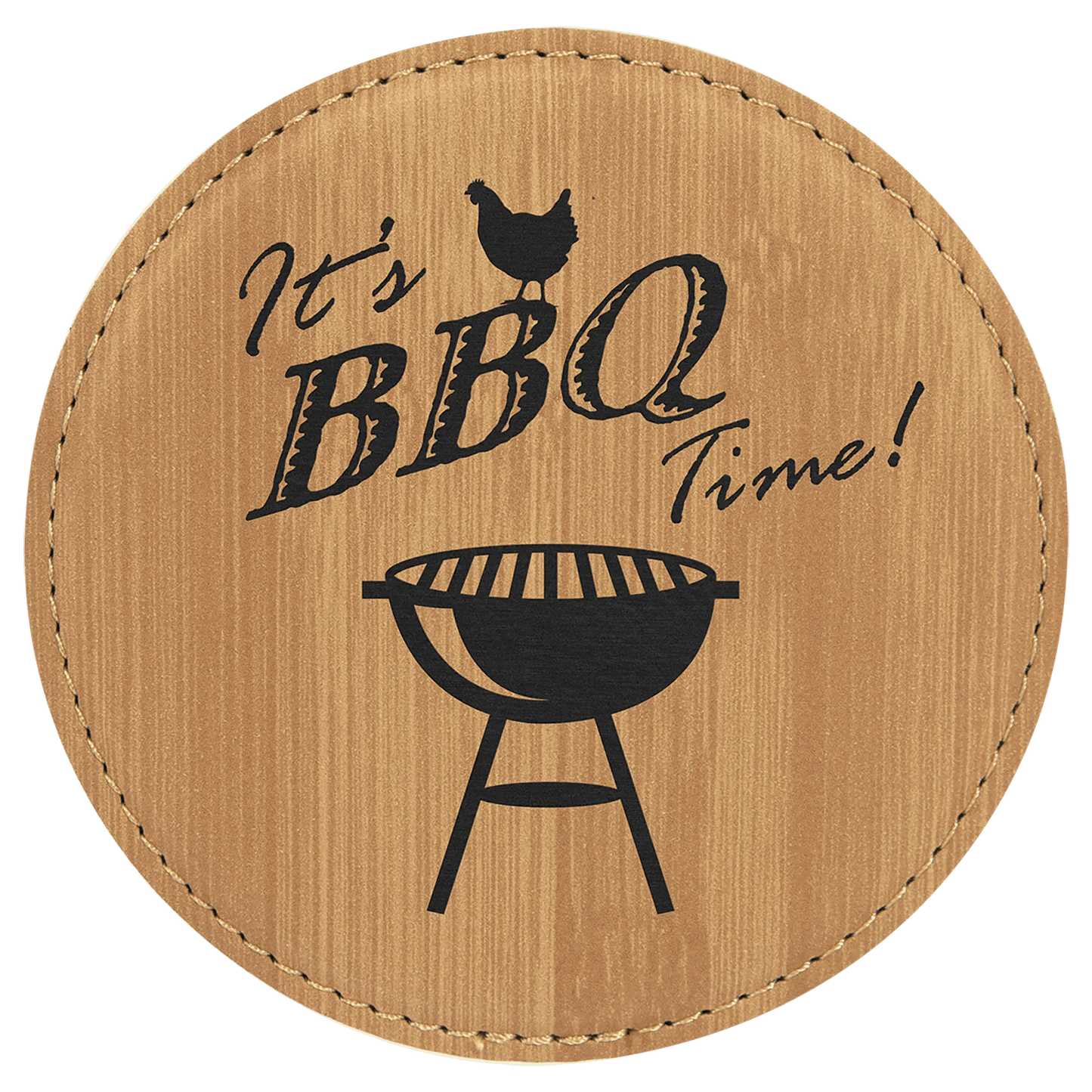 Custom Coasters | Etched Leatherette (4 pcs) - Smalltown Connetchin