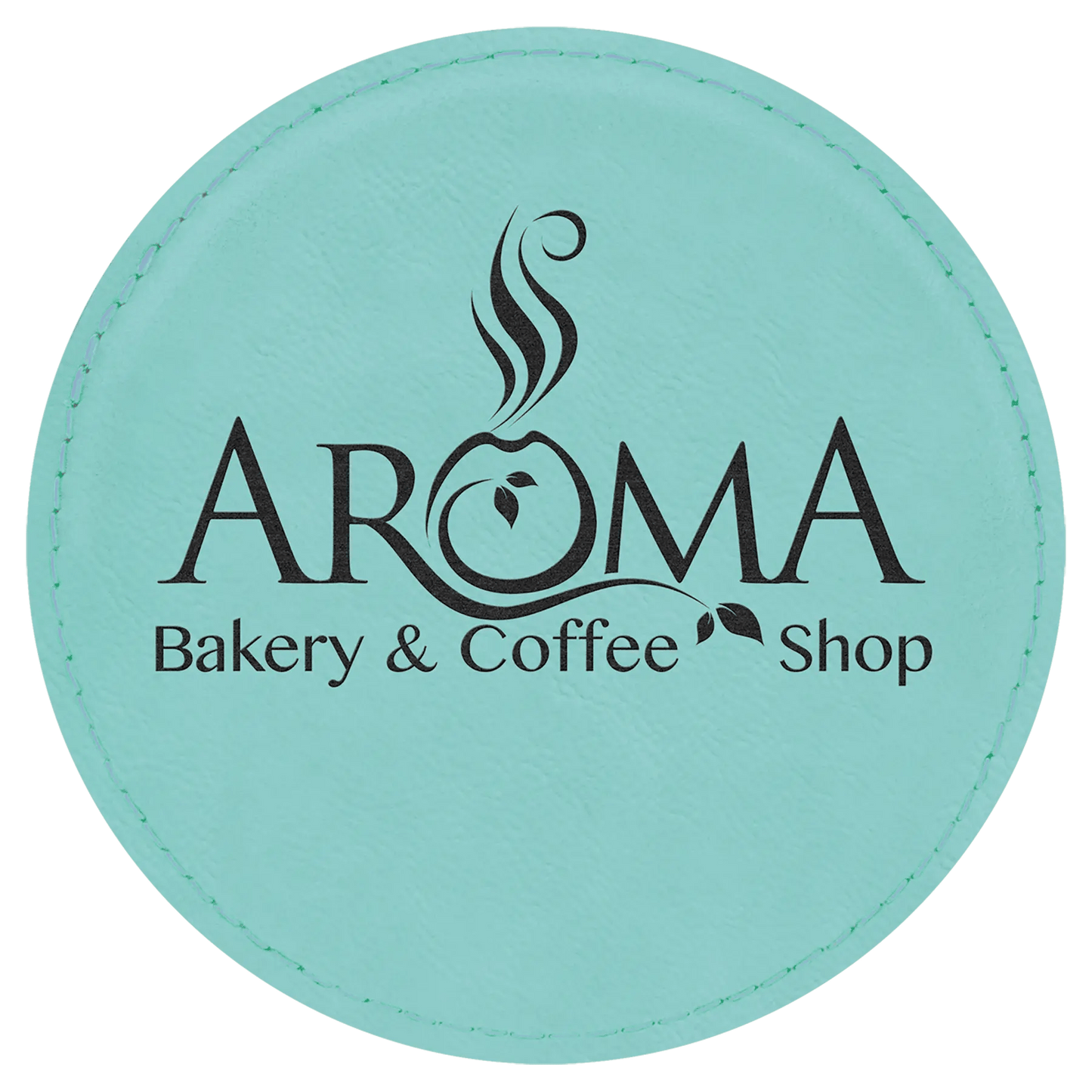 Custom Coasters | Etched Leatherette (4 pcs) - Smalltown Connetchin