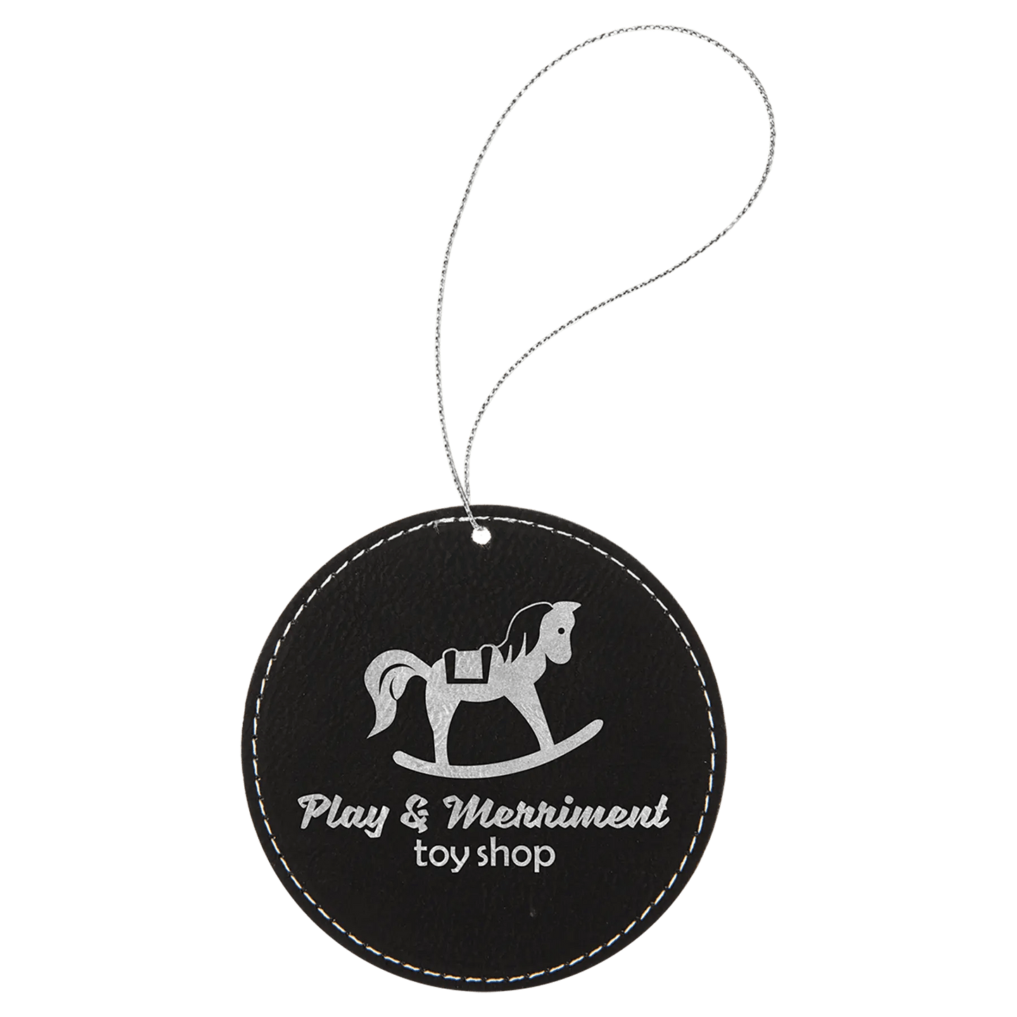 Custom Engraved Ornaments - Leatherette - Smalltown Connetchin