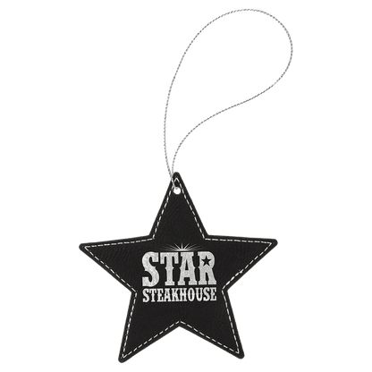 Custom Engraved Ornaments - Leatherette - Smalltown Connetchin