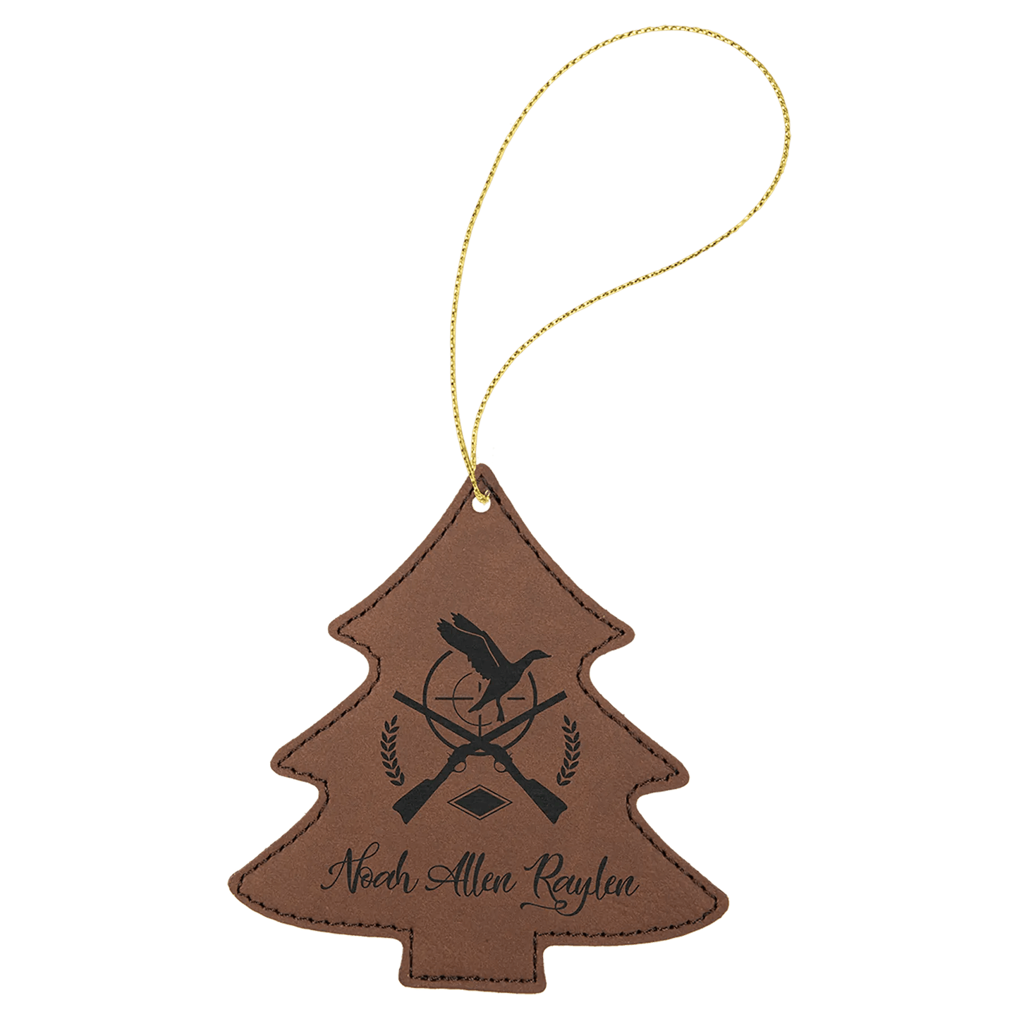 Custom Engraved Ornaments - Leatherette - Smalltown Connetchin