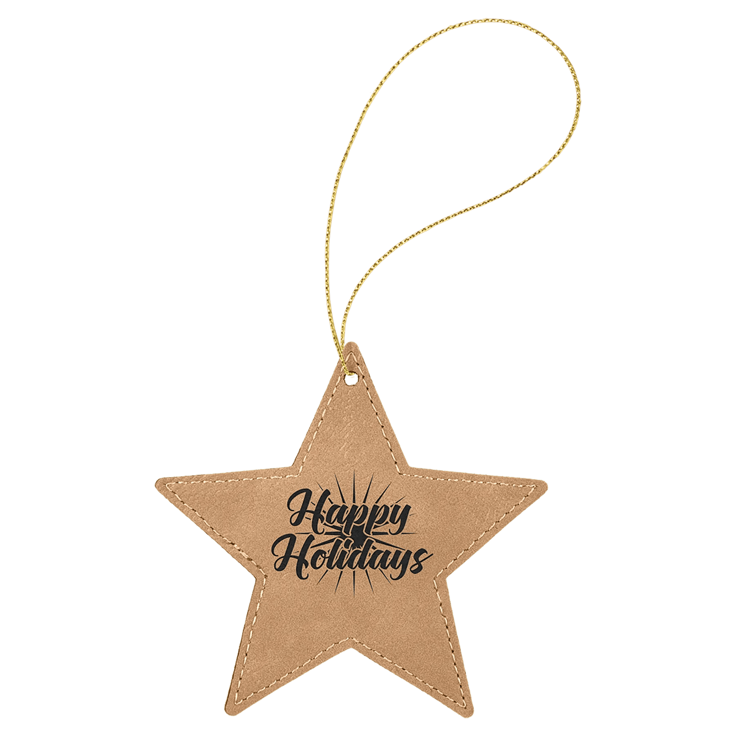Custom Engraved Ornaments - Leatherette - Smalltown Connetchin