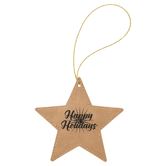 Custom Engraved Ornaments - Leatherette - Smalltown Connetchin
