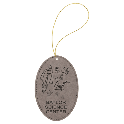 Custom Engraved Ornaments - Leatherette - Smalltown Connetchin