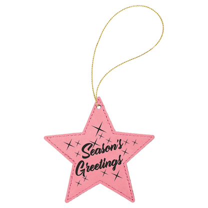 Custom Engraved Ornaments - Leatherette - Smalltown Connetchin