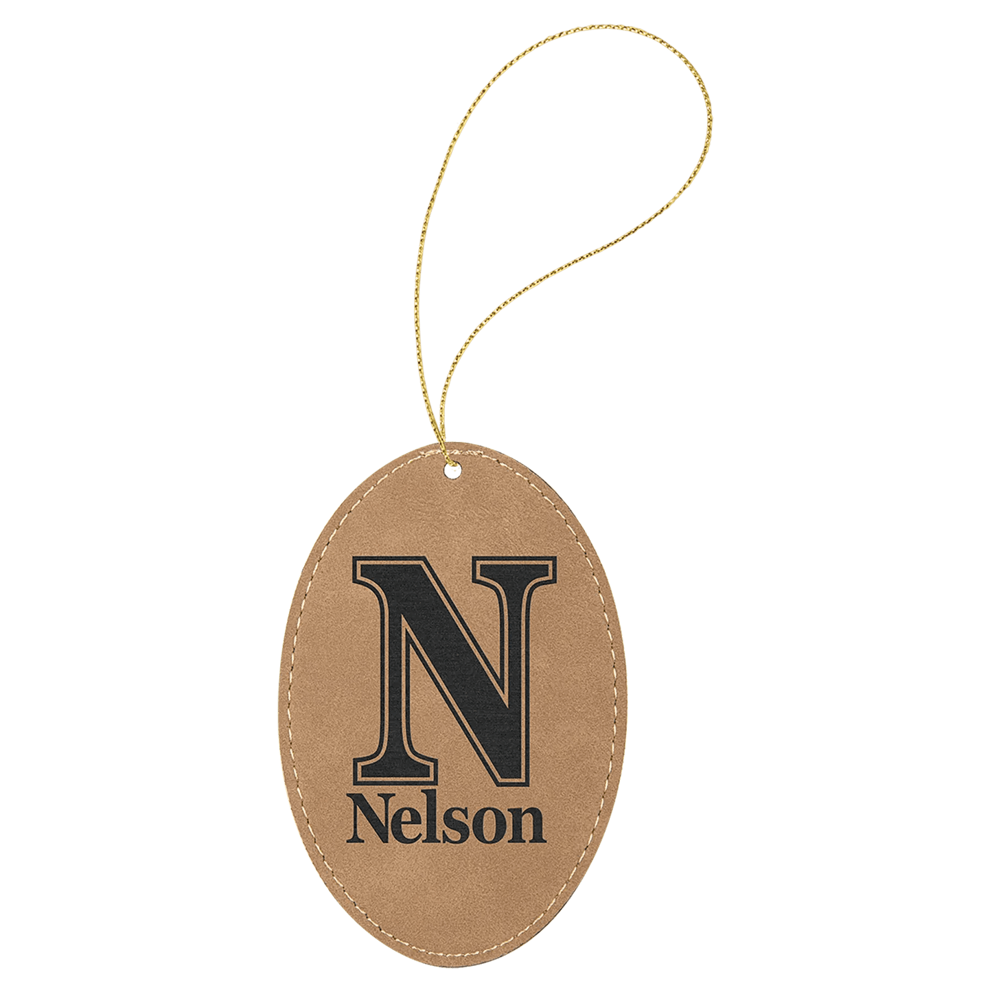 Custom Engraved Ornaments - Leatherette - Smalltown Connetchin