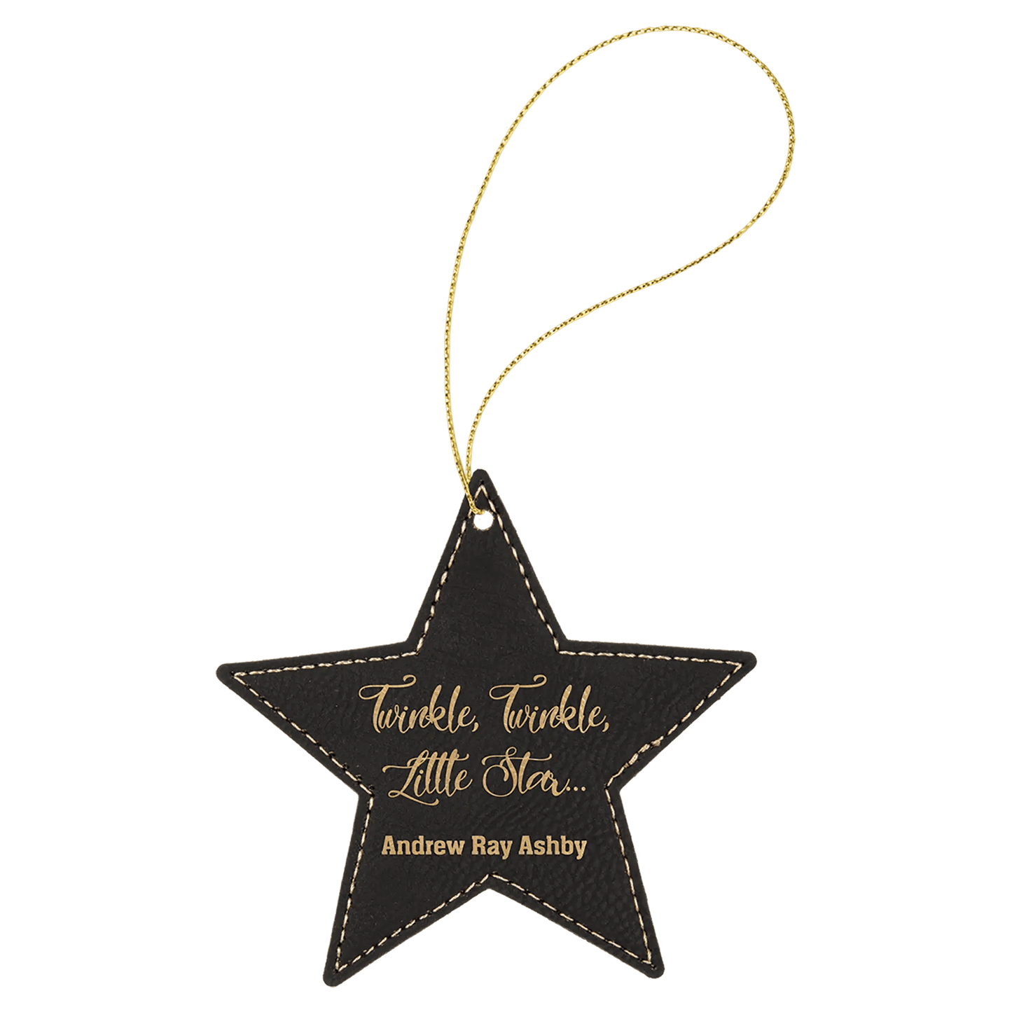 Custom Engraved Ornaments - Leatherette - Smalltown Connetchin