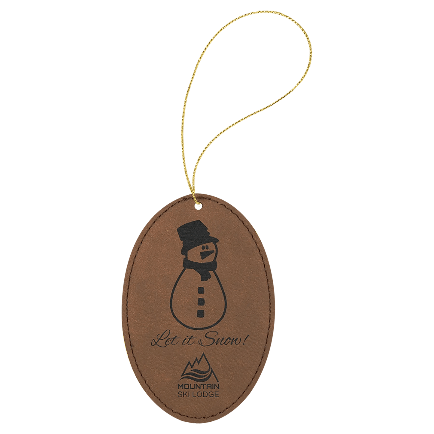 Custom Engraved Ornaments - Leatherette - Smalltown Connetchin