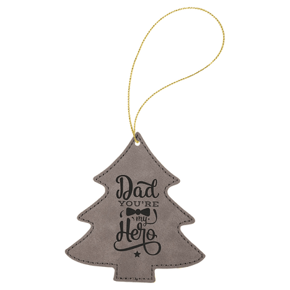 Custom Engraved Ornaments - Leatherette - Smalltown Connetchin