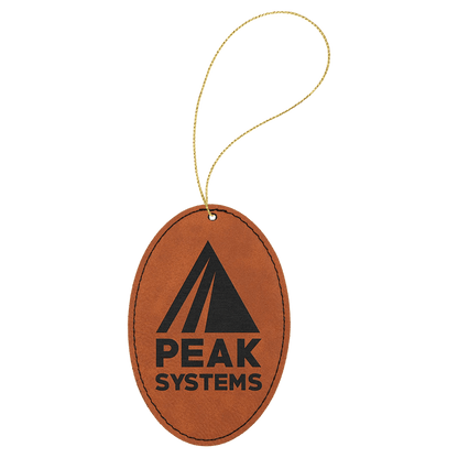 Custom Engraved Ornaments - Leatherette - Smalltown Connetchin