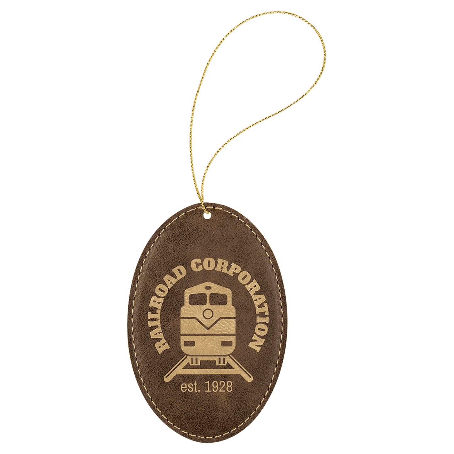 Custom Engraved Ornaments - Leatherette - Smalltown Connetchin