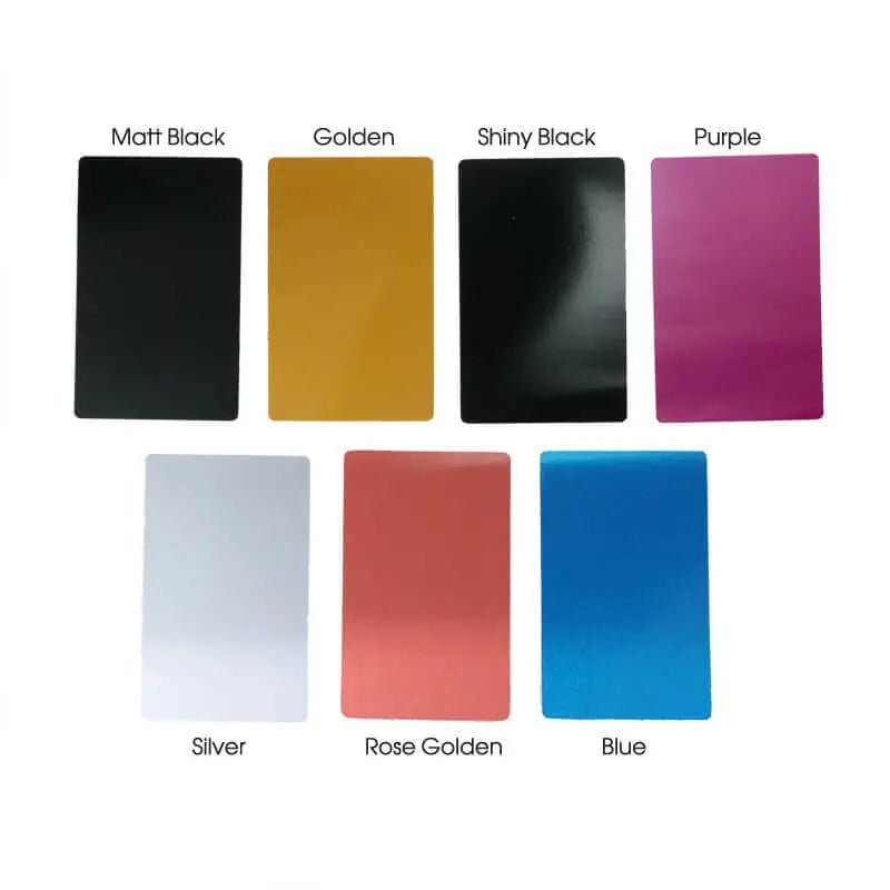 Custom Etched Aluminum Cards - Perfect for Gag Certificates!! (1, 5, or 10 pcs) - Smalltown Connetchin